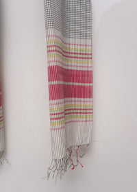 Multi Stripe Black Dupatta