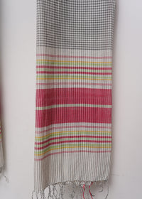 Multi Stripe Black Dupatta