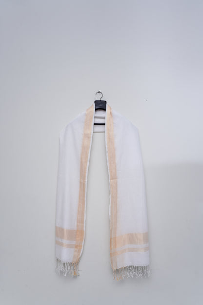 Warm White Dupatta
