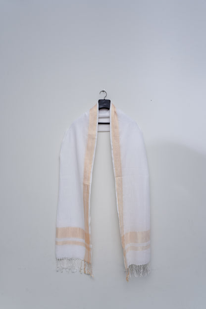 Warm White Dupatta