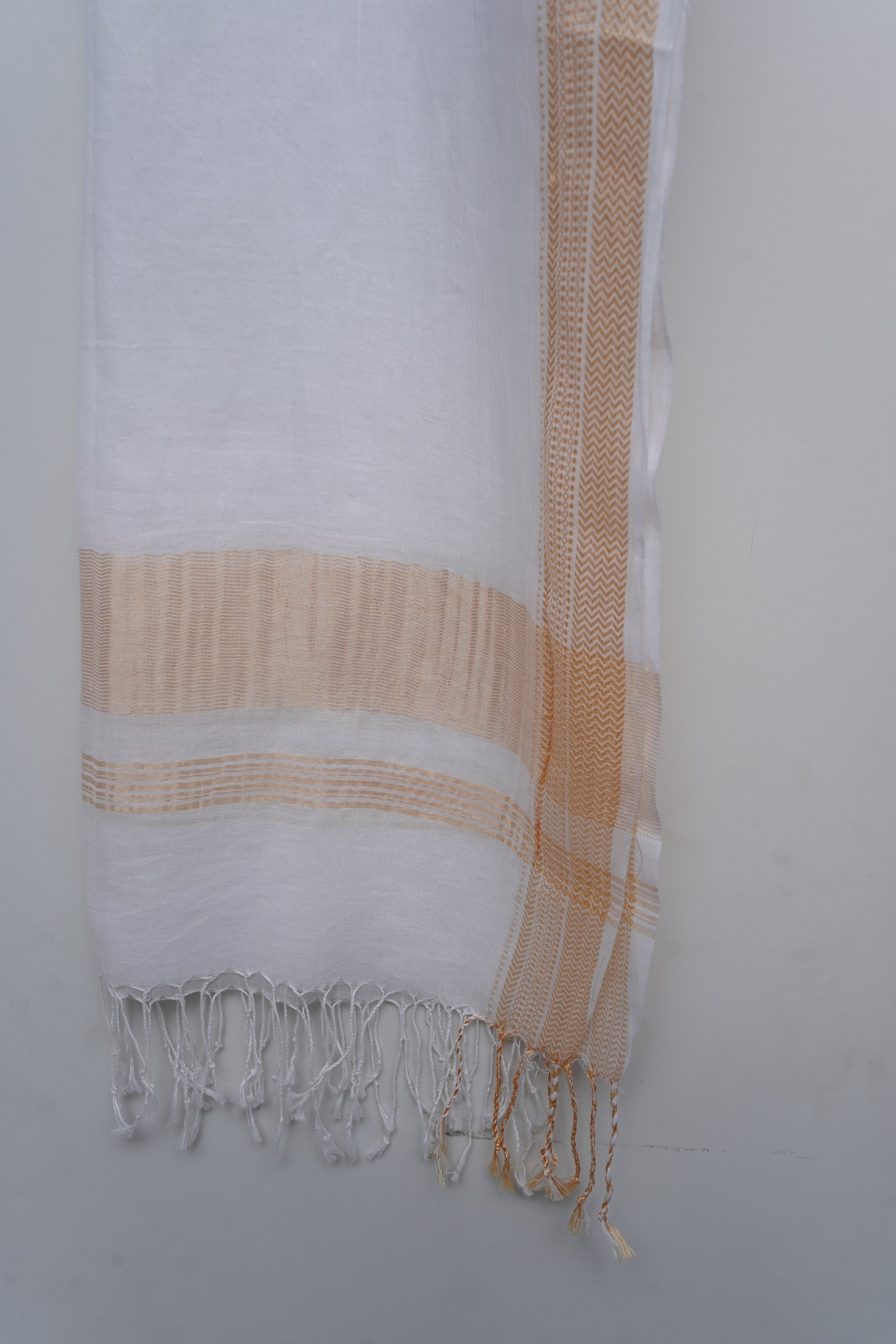 Warm White Dupatta
