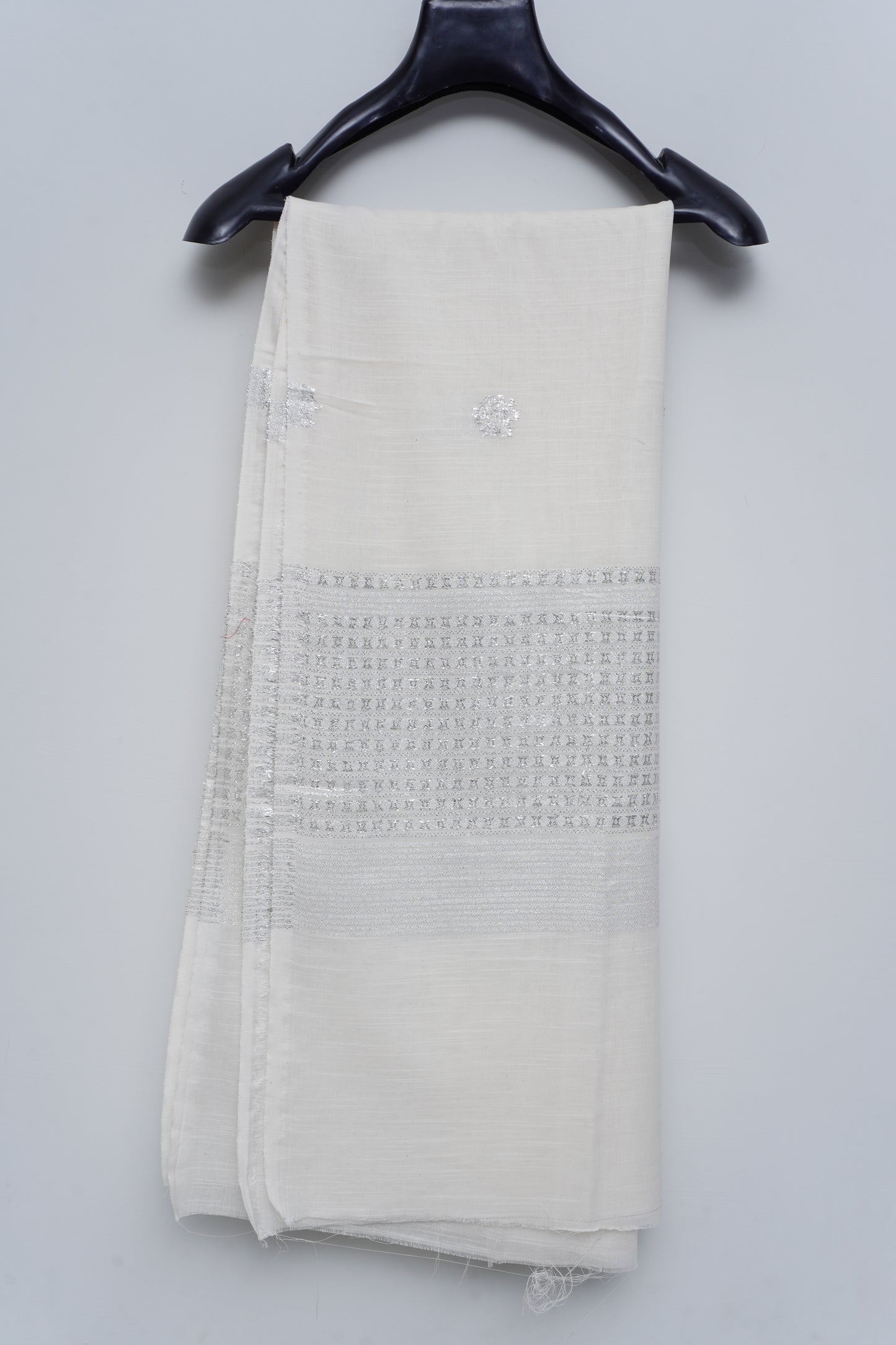 Egg shell White Dupatta