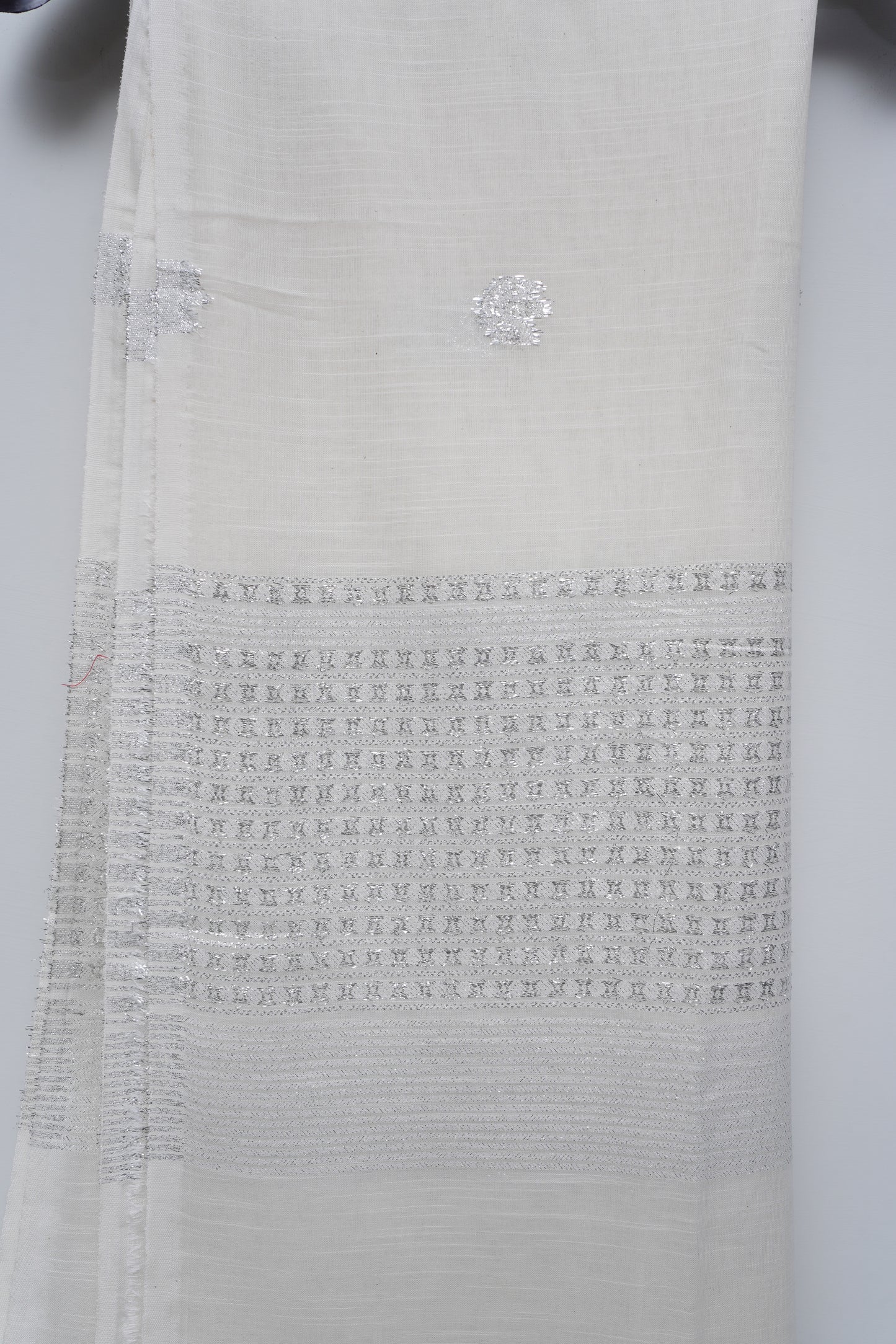 Egg shell White Dupatta
