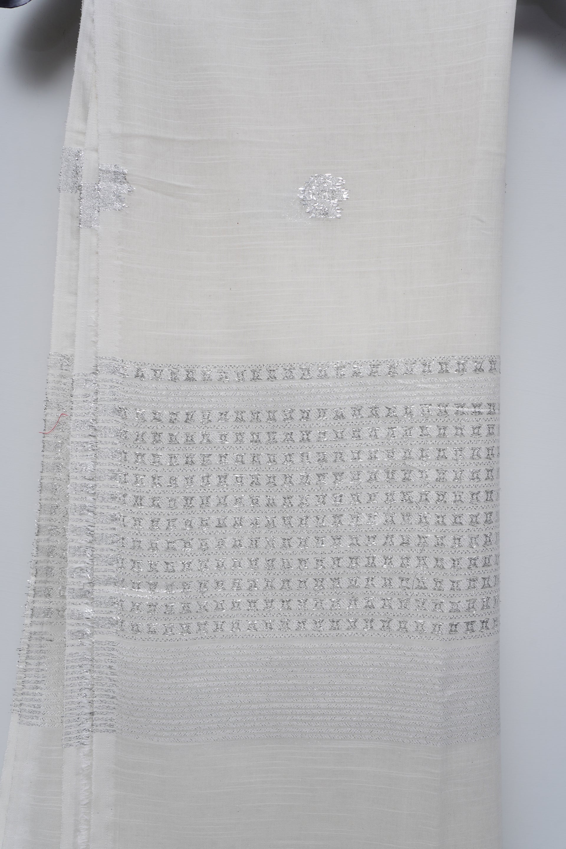 Egg shell White Dupatta
