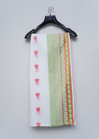 Crisp White Dupatta