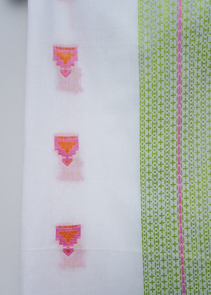 Crisp White Dupatta