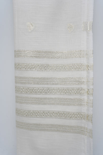 Soft Off White Dupatta