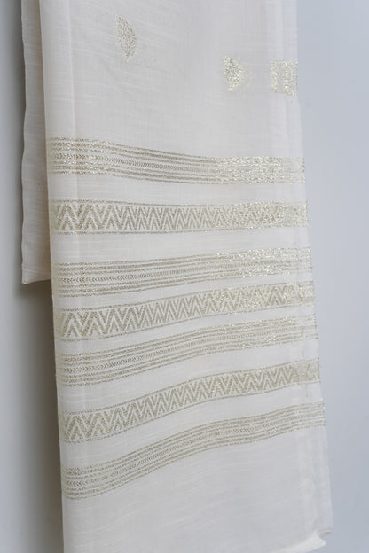 Soft Off White Dupatta