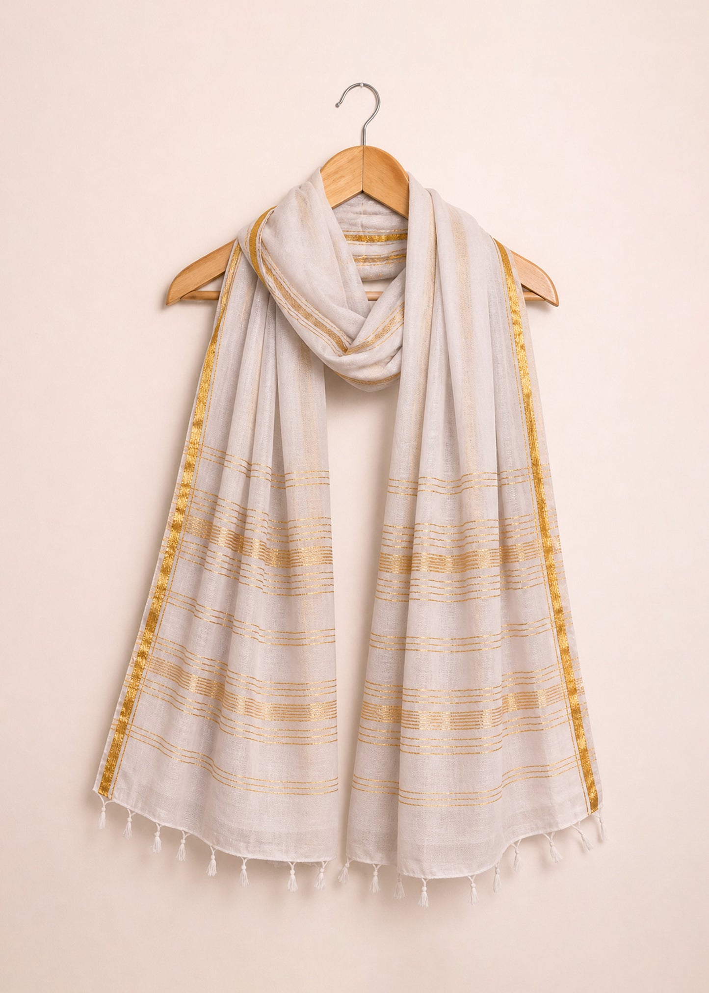 Pristine White Dupatta