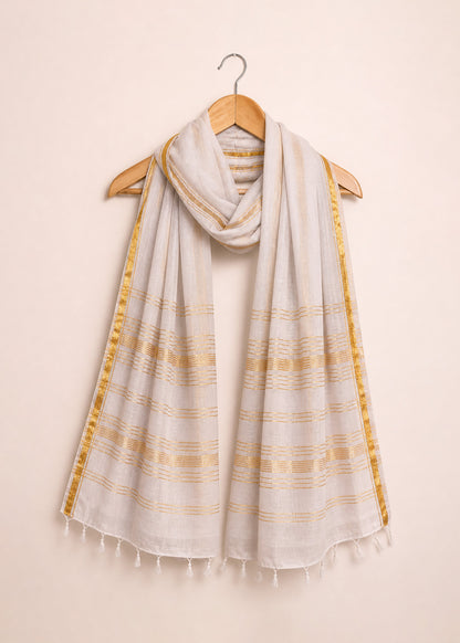 Pristine White Dupatta