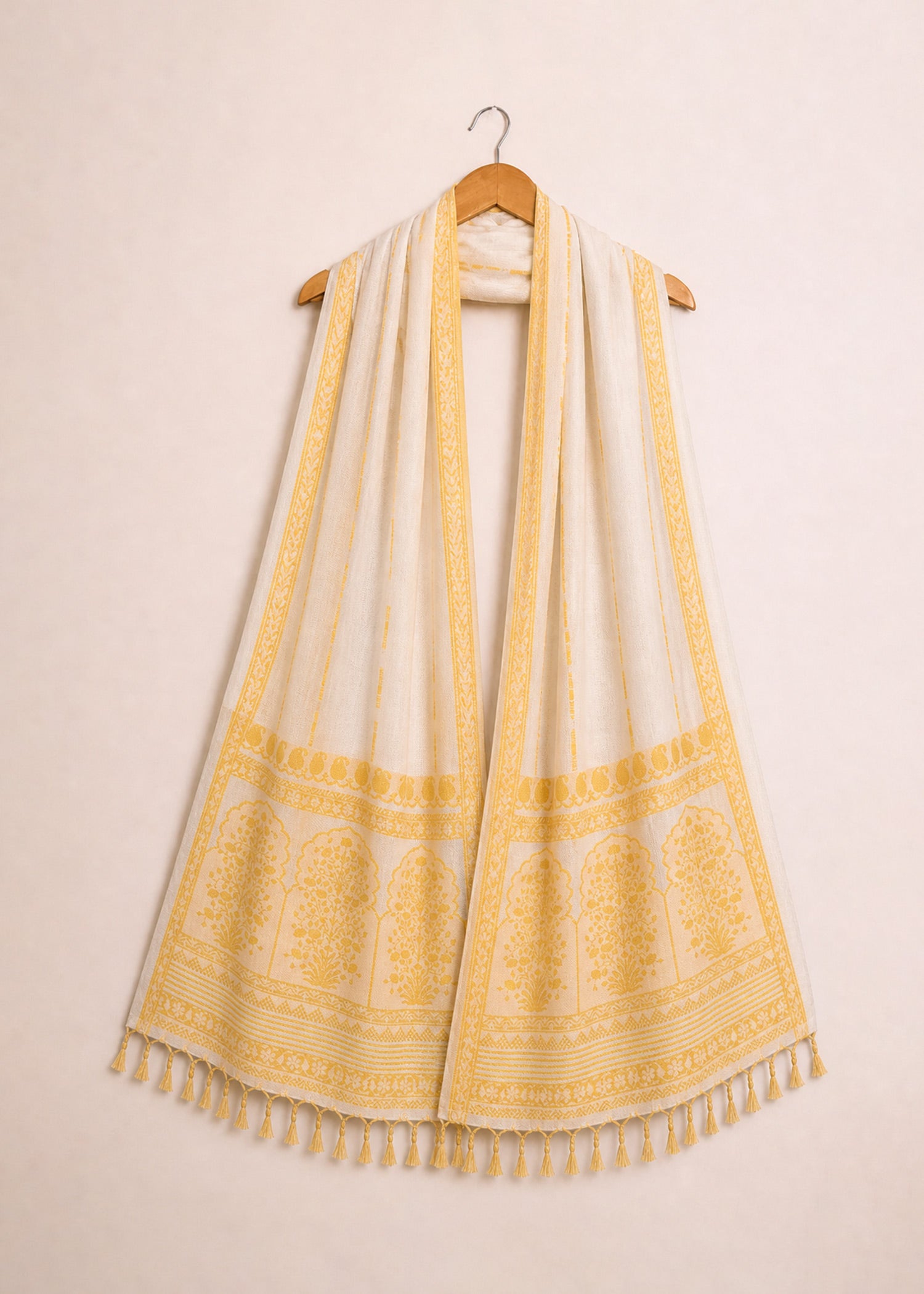 Ivory Shimmer Dupatta