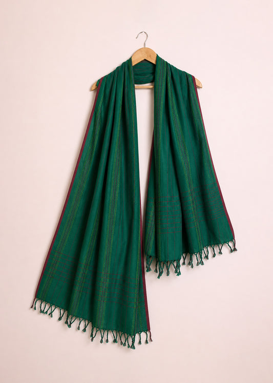 Bottle Green Dupattta