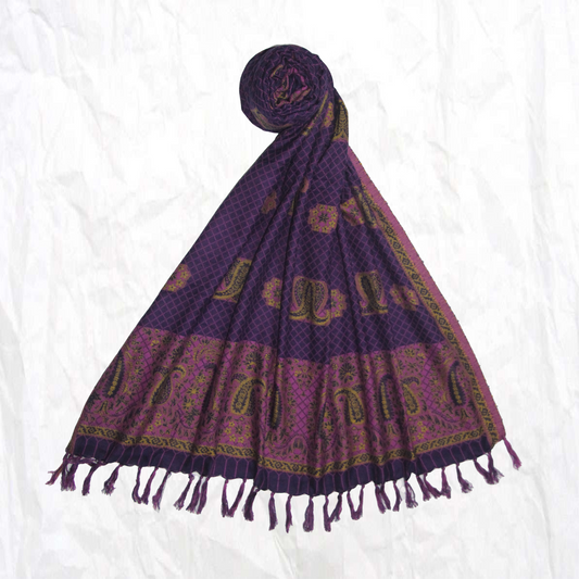 PLUM PURPLE SHAWL