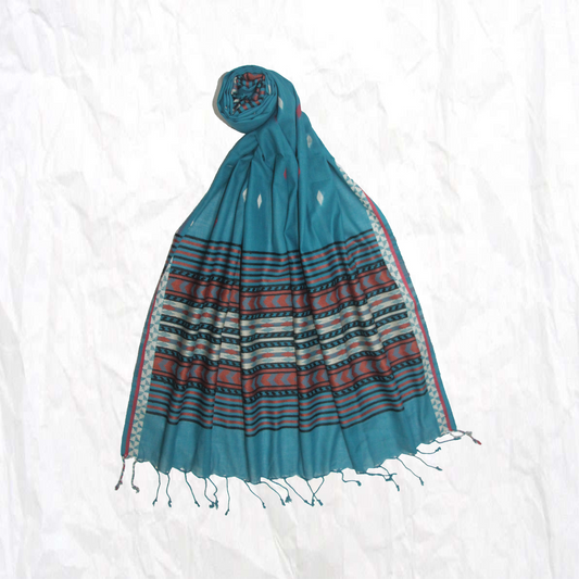 SMALT BLUE SHAWL