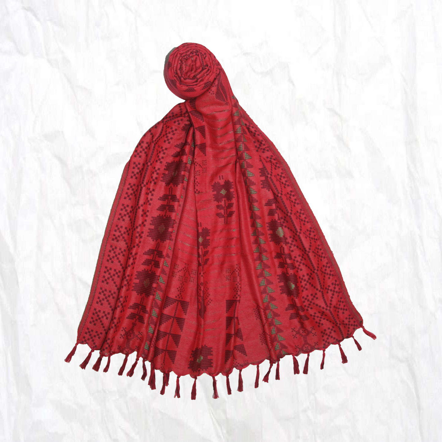 BRICK RED SHAWL