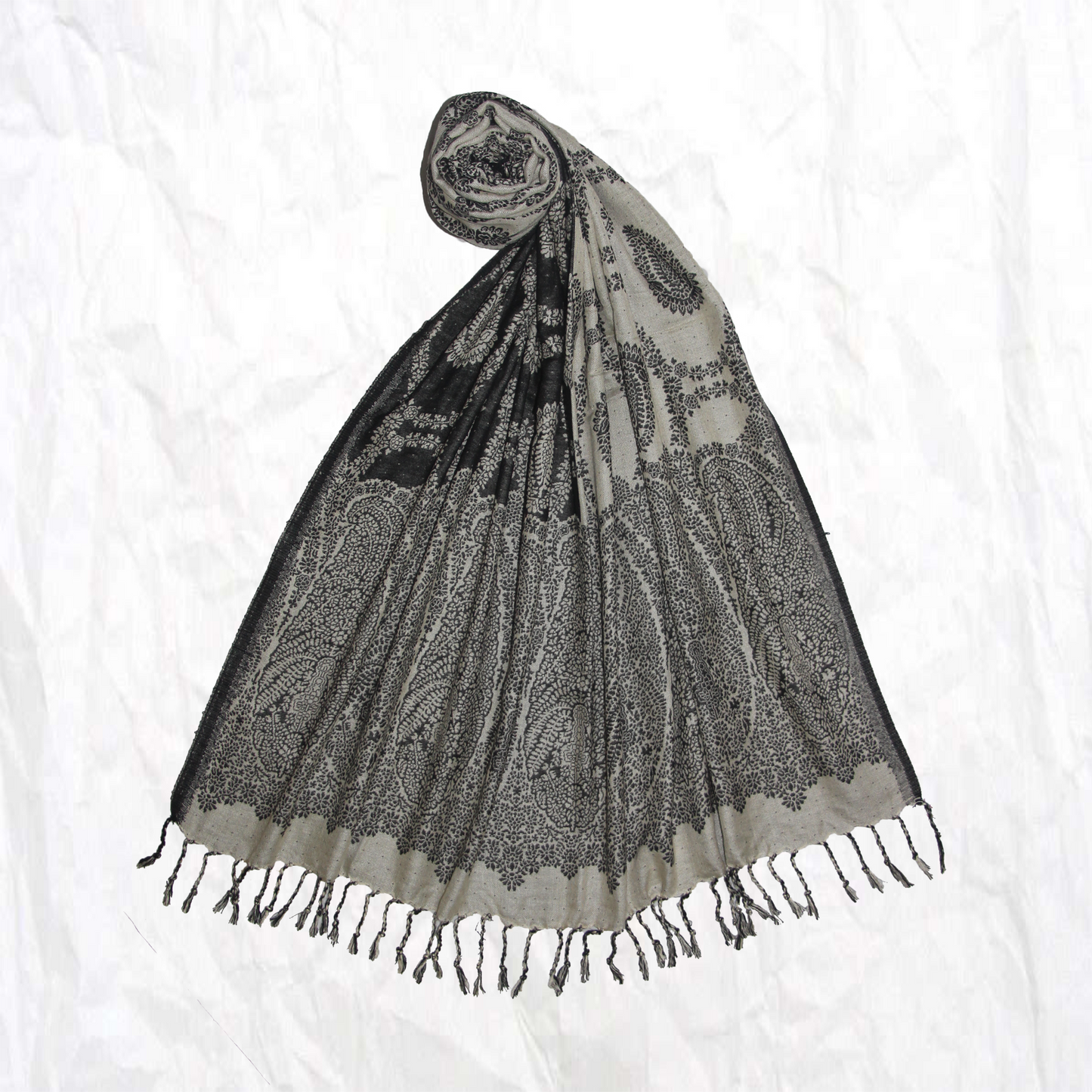 SMOKY GREY SHAWL